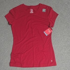Danskin Women's Scarlet Short Sleeve Tee